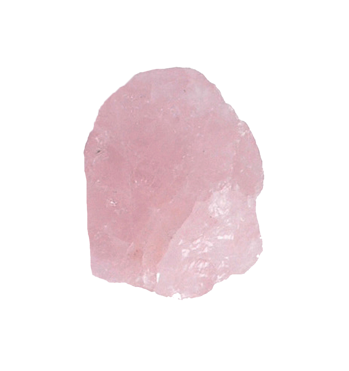 image of rough rose quartz crystal