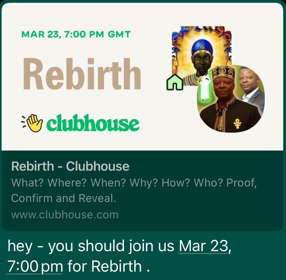 Seminar - Rebirth 23/03/2024